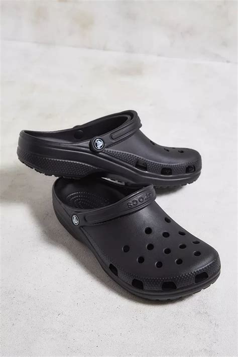 Crocs Black Classic Clogs | Urban Outfitters UK