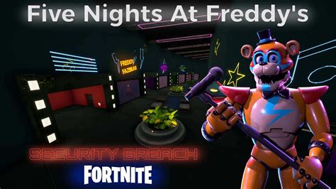 Fnaf Security Breach Fortnite Fortnite Creative Map Code Dropnite