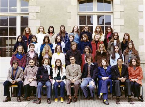 Photo De Classe Seconde L2 De 1974 Lycée Emile Zola Copains Davant