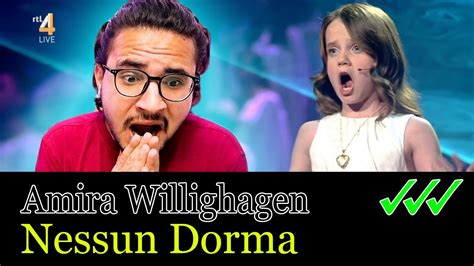 REACTION Amira Willighagen Nessun Dorma WINNER Finals Holland S Got