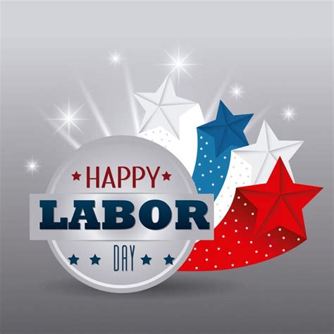 Free Vector Happy Labor Day Design