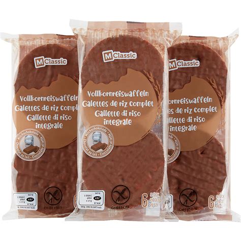 Achat Galettes De Riz Complet Avec Chocolat Au Lait Migros