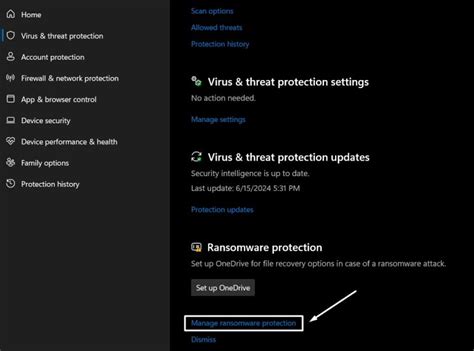 Manage Ransomware Protection In Windows 11