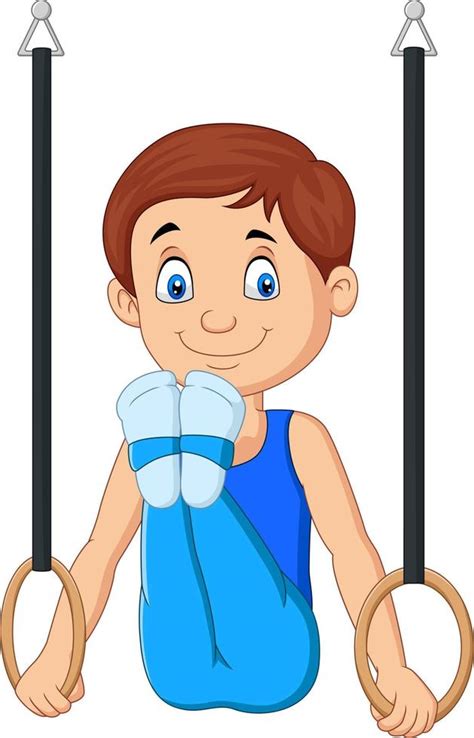 Boy Gymnastics Clip Art