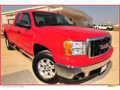 2007 Fire Red GMC Sierra 1500 SLE Extended Cab 17263543 Photo 10