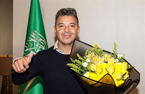 Marcelo Gallardo arribó en Arabia Saudita y está listo para el nuevo