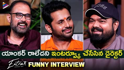 Extra Ordinary Man Movie Interview With Venky Kudumula Nithiin