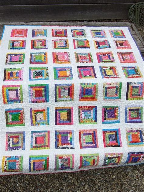 Scrappy Log Cabins Flickr Photo Sharing Quilts Scrap Quilt