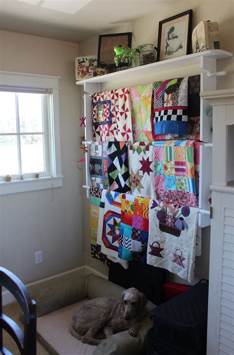 Great Display Idea For Quilt Collection Another One From The Yellow