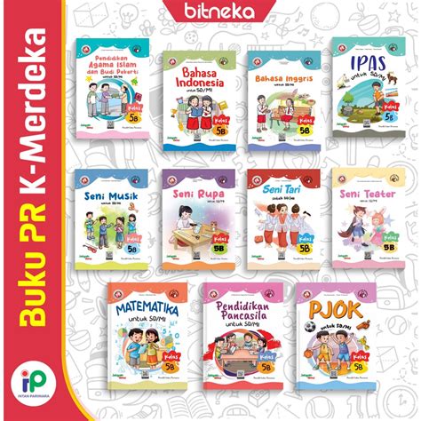 Jual Buku PR Interaktif 5B SD MI Kelas 5 Semester 2 Kurikulum Merdeka