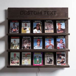 Sports Card Display Shelf Led, Sports Card Wall Display, Sports Card ...