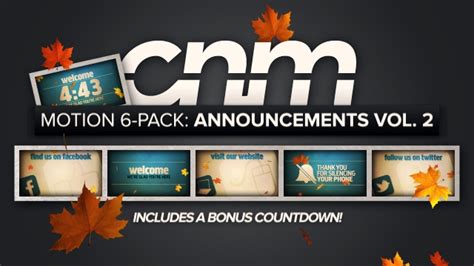 Autumn Announcements Collections Shift Worship