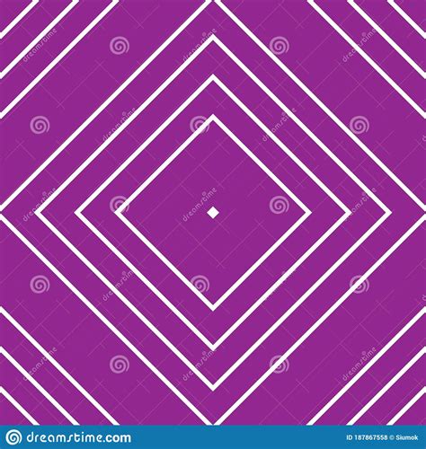 Purple Argyle Diagonal Stripes Seamless Pattern Background Stock Vector