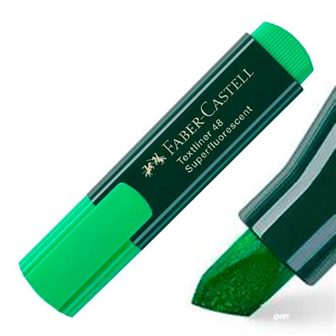 Resaltador Verde Faber Castell Textliner 48