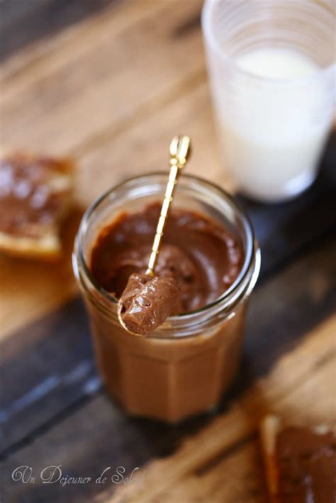 Pâte à tartiner ou Nutella maison Un déjeuner de soleil