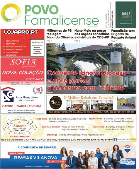 O Povo Famalicense Jornal Gratuito Edições