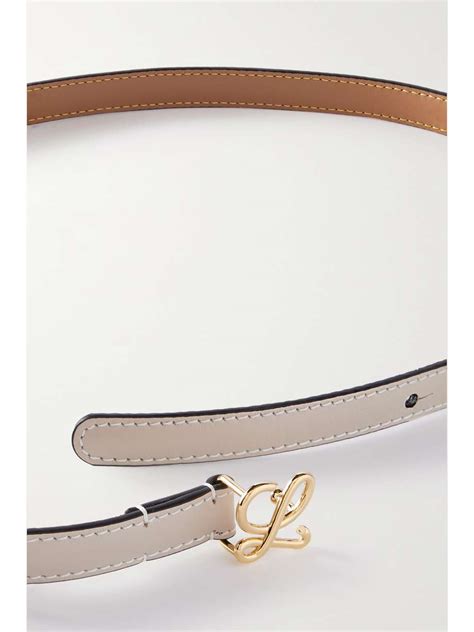 Loewe Textured Leather Belt Net A Porter