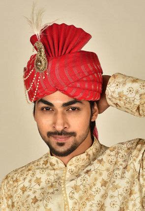 Buy Solid Color Velvet Turban In Maroon Online Mqt Utsav Fashion