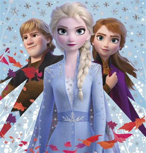 Frozen 2 Elsa, Anna, Olaf and Kristoff large picture | Elsa, Frozen sisters, Frozen elsa and anna