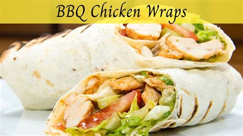 Bbq Chicken Wraps Recipe And Step By Step Guide Sultans Kitchen Enjoy Youtube