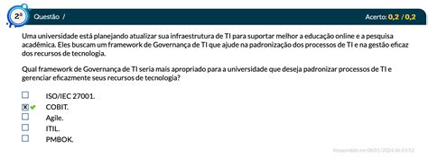 Uma universidade está planejando atualizar sua infraestrutura de TI