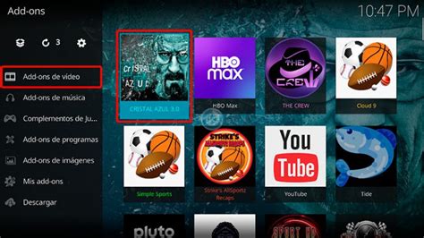 Cómo Instalar Addon Cristal Azul en Kodi Español Mundo Kodi