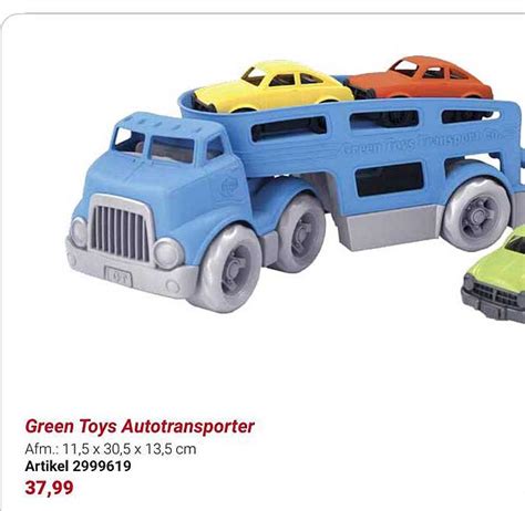 Green Toys Autotransporter Aanbieding Bij Lobbes Folders Nl