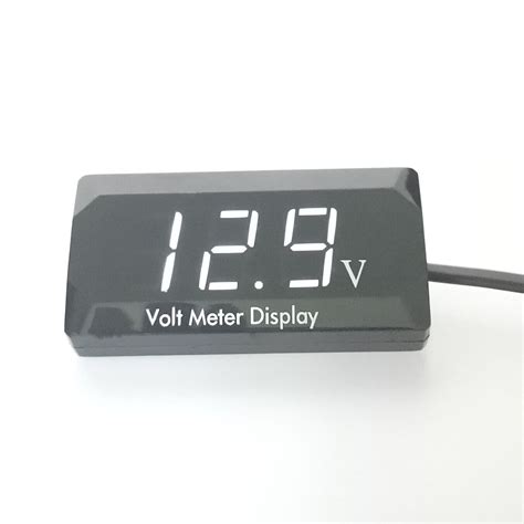 V Led Digital Panel Meter Voltmeter Auto Motorrad Voltanzeige