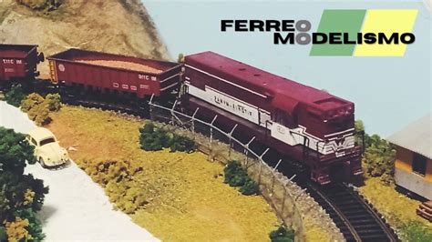 Maquete Trens De Min Rio Ferromodelismo Frateschi Trem E Ferrovia