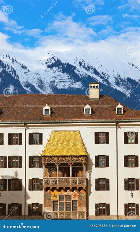 Famous Golden Roof Innsbruck Austria Stock Image Image Of Goldenes