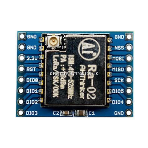 Sx Lora Module Digitalelectronics Lk