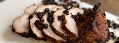 Pork Loin with Raisin Port Sauce - SUN-MAID