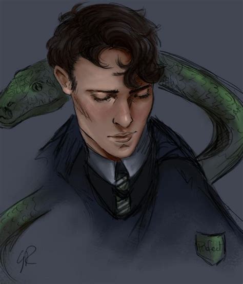 Tom Riddle and Nagini fan art. : r/harrypotter