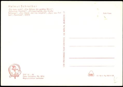 Ansichtskarte Postkarte Schauspieler Helmut Schreiber Akpool De