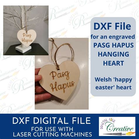 Pasg Hapus Dxf Welsh Digital File For Easter Welsh Etsy