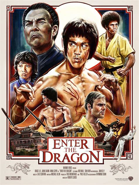 Enter The Dragon, Bruce Lee Movie Poster