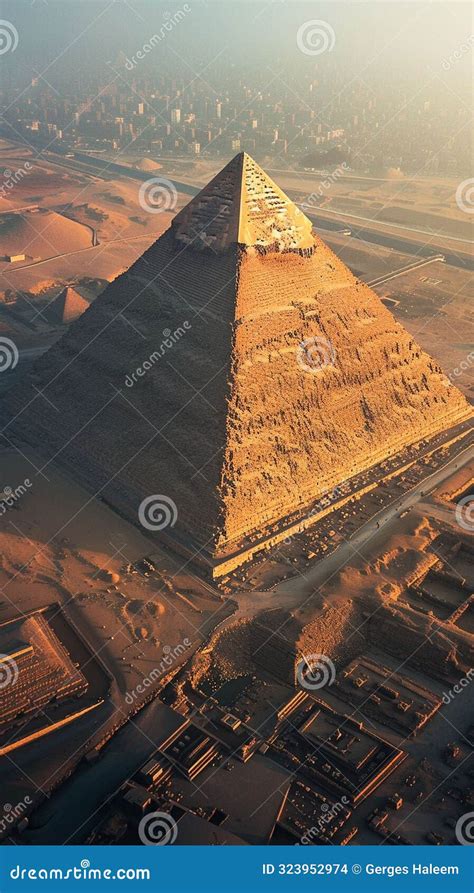 Great Pyramid Of Cholula With Its Layers And Stairs Illustration