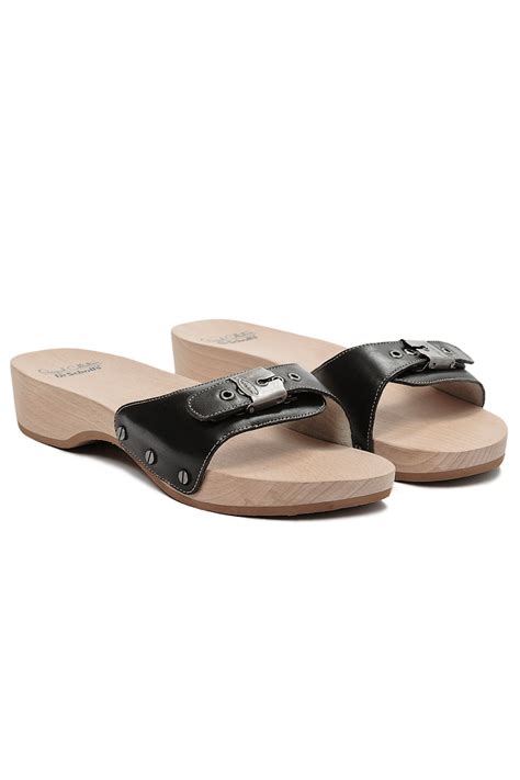 Dr Scholls Black Original Sandals Lyst