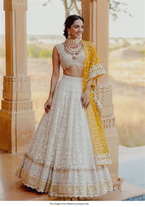 Buy Bollywood Manish Malhotra Kiara Advani Inspired Wedding Lehengaa In