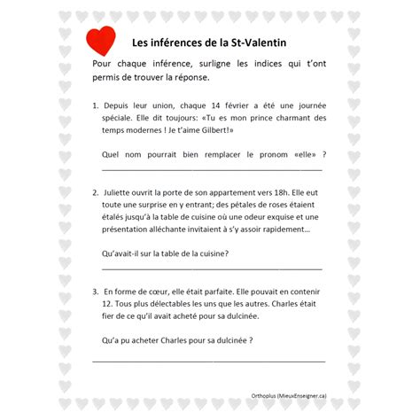 Les Inf Rences De La St Valentin