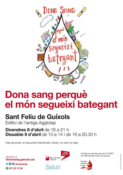 Donaci De Sang Ins Sant Feliu De Gu Xols