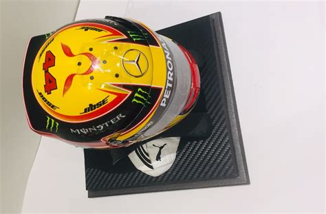 Lewis Hamilton Signed Replica Helmet - CharityStars