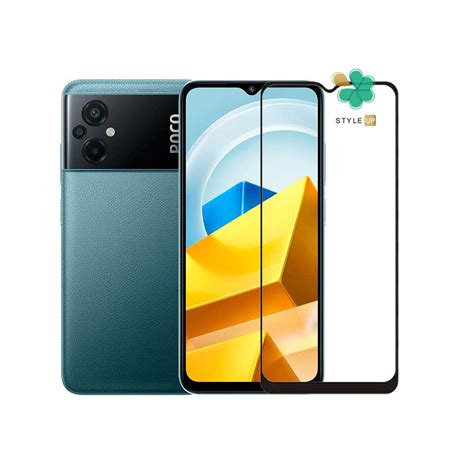 گلس گوشی شیائومی Xiaomi Poco M5 مدل تمام صفحه استایل آپ