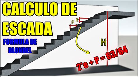 Calculo De Escada Tamanho Do Piso E Altura Do Degrau Espelho