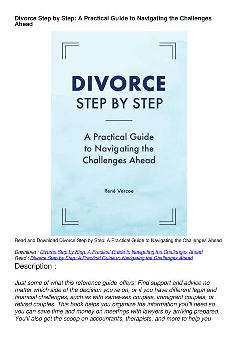 Read Download Divorce Step By Step A Practical Guide To Navigating