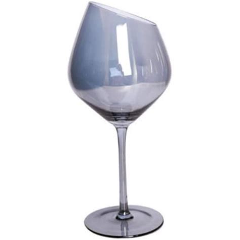 Verre À Vin En Verre 200 600 Ml Coupe Oblique Gobelet Famille Barre Arc En Ciel Couleur Gris