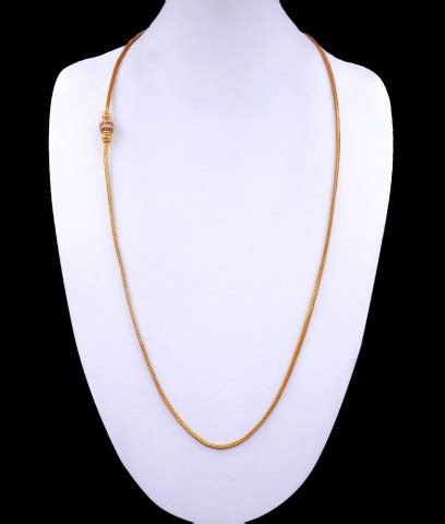 Full AD Gold Balls Mugappu Thali Chain For Women MCH163