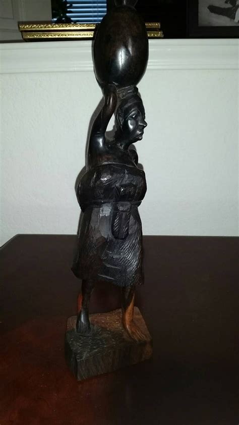 Mother and child African sculpture by Afriqfabrics on Etsy