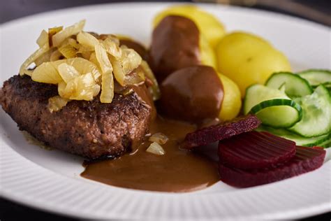 Danish Beef Patties With Caramelized Onions