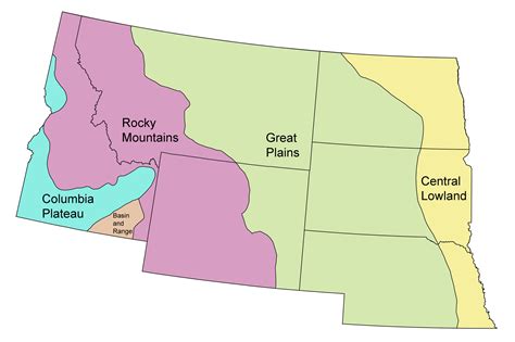 Geologic And Topographic Maps Of The Northwest Central United States